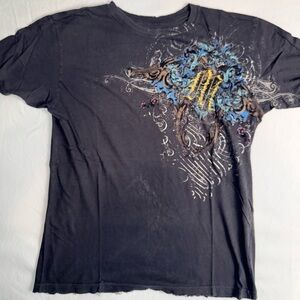 Men’s Monarchy “Hustle” Embroidered Premium LA Streetwear – Rare – Size Large